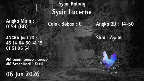 Syair Kalong - Syair Lucerne