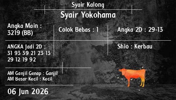 Syair Kalong - Syair Yokohama