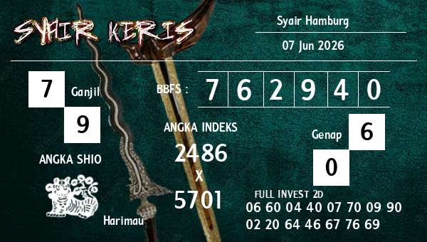  - Syair Hamburg