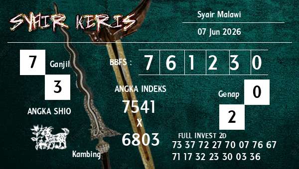  - Syair Malawi