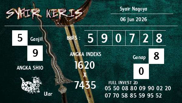  - Syair Nagoya