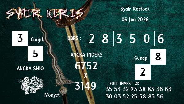  - Syair Rostock