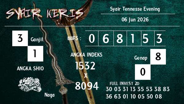  - Syair Tennesse Evening