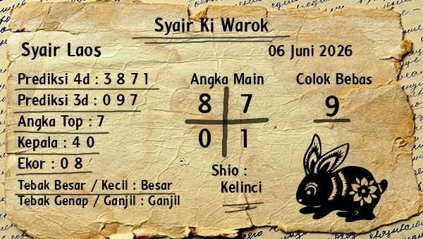 Syair Ki Warok - Syair Laos
