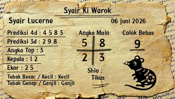 Syair Ki Warok - Syair Lucerne