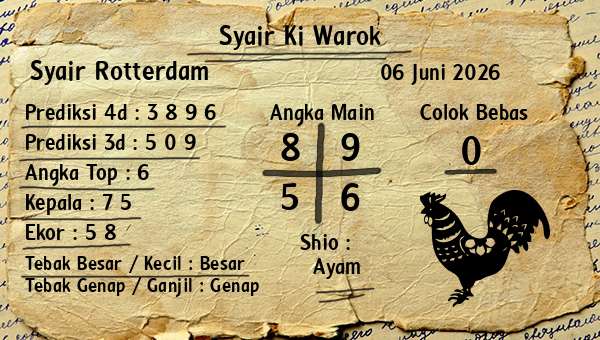 Syair Ki Warok - Syair Rotterdam