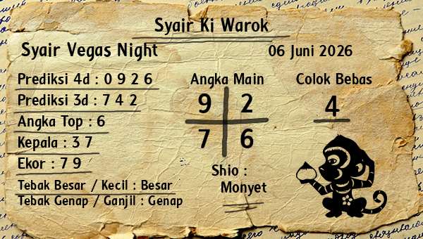 Syair Ki Warok - Syair Vegas Night