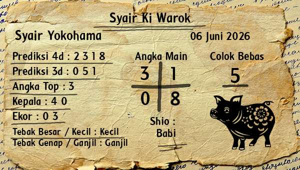 Syair Ki Warok - Syair Yokohama