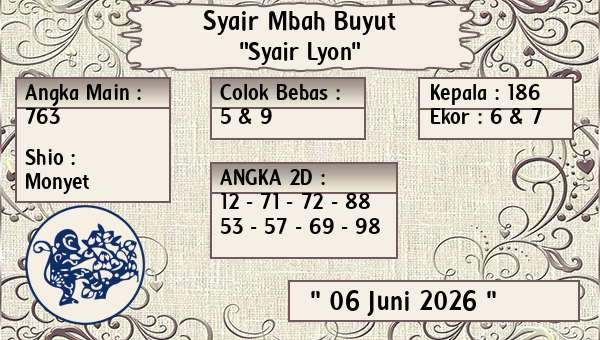 Syair Mbah Buyut - Syair Lyon