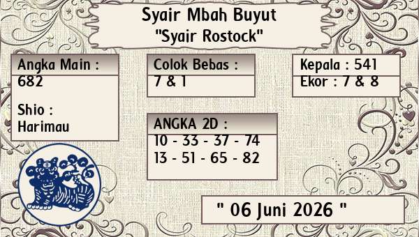 Syair Mbah Buyut - Syair Rostock