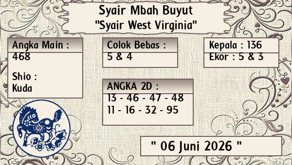 Syair Mbah Buyut - Syair West Virginia
