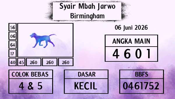 Syair Mbah Jarwo - Birmingham