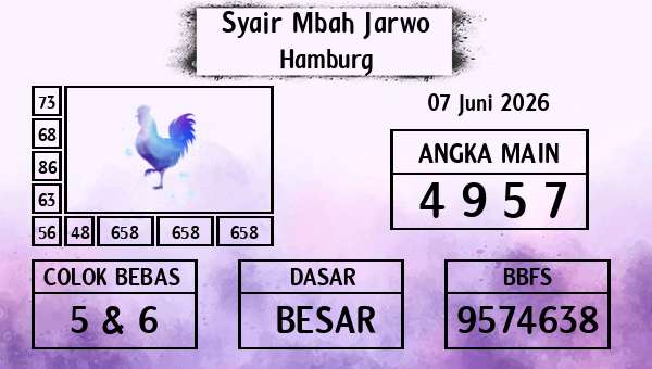 Syair Mbah Jarwo - Hamburg