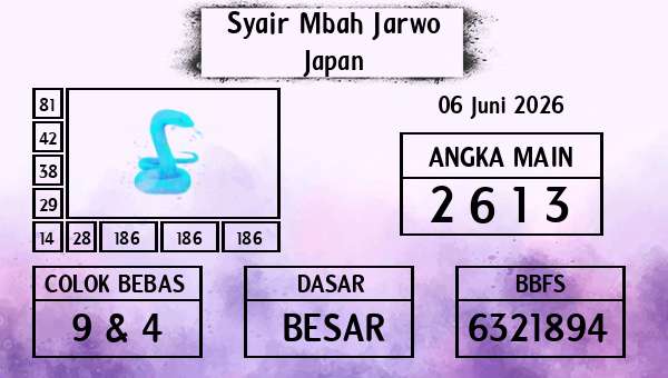 Syair Mbah Jarwo - Japan