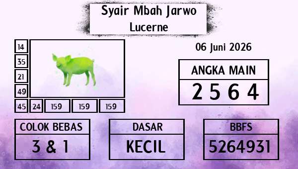 Syair Mbah Jarwo - Lucerne