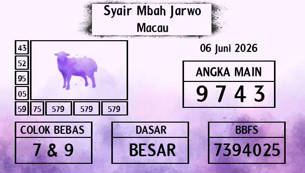 Syair Mbah Jarwo - Macau