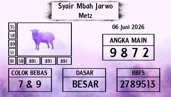 Syair Mbah Jarwo - Metz