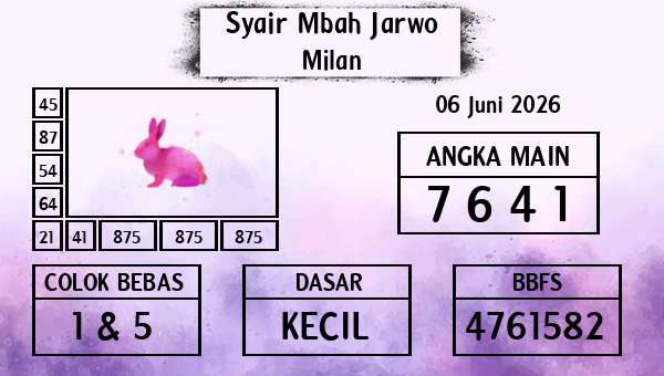 Syair Mbah Jarwo - Milan