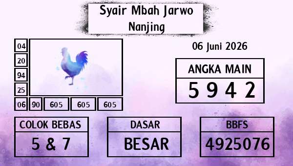 Syair Mbah Jarwo - Nanjing