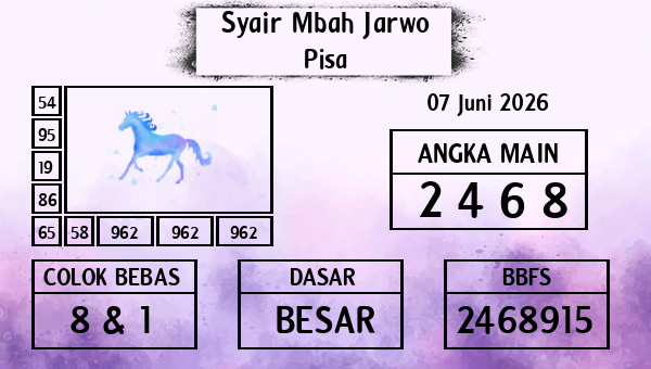 Syair Mbah Jarwo - Pisa