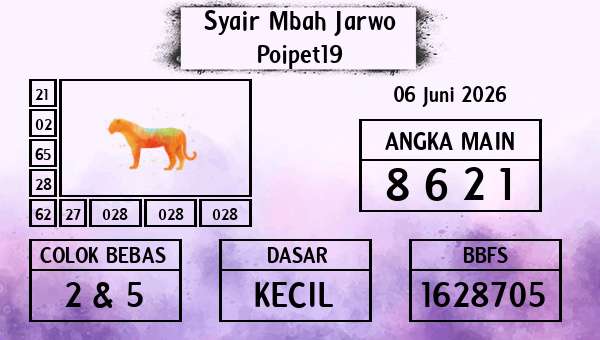 Syair Mbah Jarwo - Poipet19