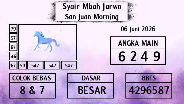 Syair Mbah Jarwo - San Juan Morning