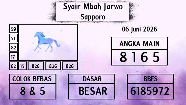 Syair Mbah Jarwo - Sapporo