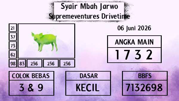 Syair Mbah Jarwo - Supremeventures Drivetime