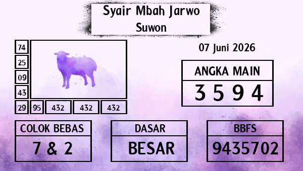 Syair Mbah Jarwo - Suwon