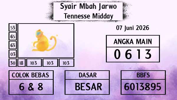 Syair Mbah Jarwo - Tennesse Midday