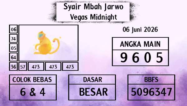 Syair Mbah Jarwo - Vegas Midnight