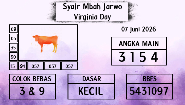 Syair Mbah Jarwo - Virginia Day