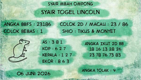 Syair Mbah Ompong - Syair Togel Lincoln