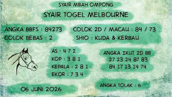 Syair Mbah Ompong - Syair Togel Melbourne