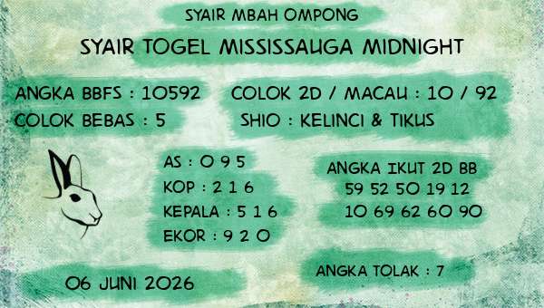 Syair Mbah Ompong - Syair Togel Mississauga Midnight