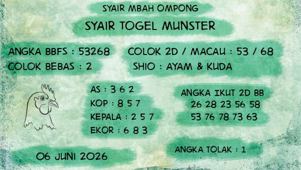 Syair Mbah Ompong - Syair Togel Munster