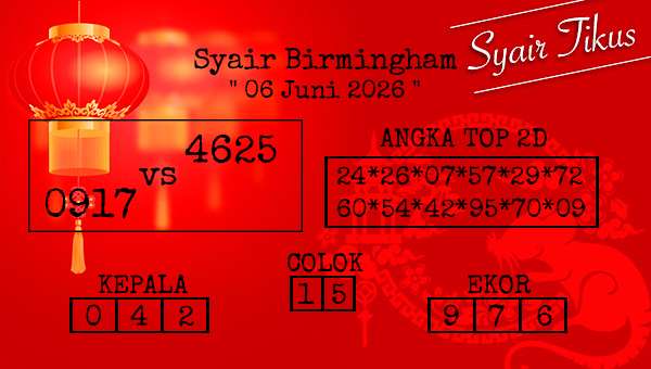  - Syair Birmingham