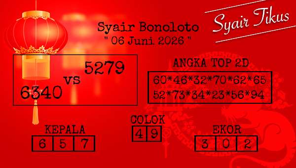  - Syair Bonoloto