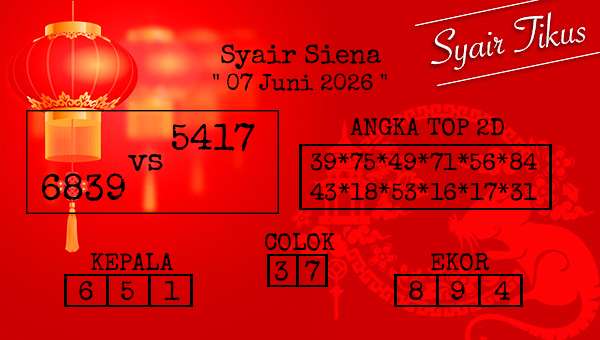  - Syair Siena