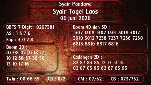 Syair Pandawa - Syair Togel Laos