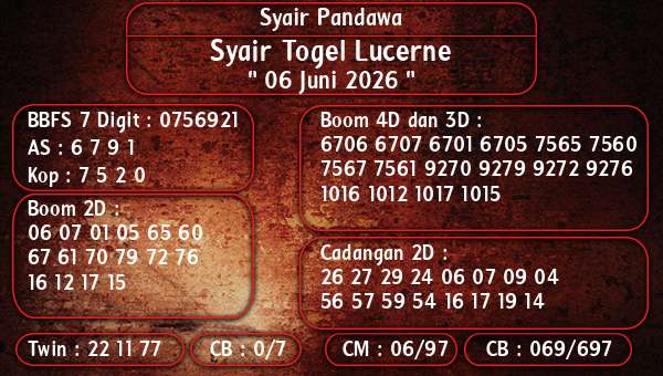 Syair Pandawa - Syair Togel Lucerne