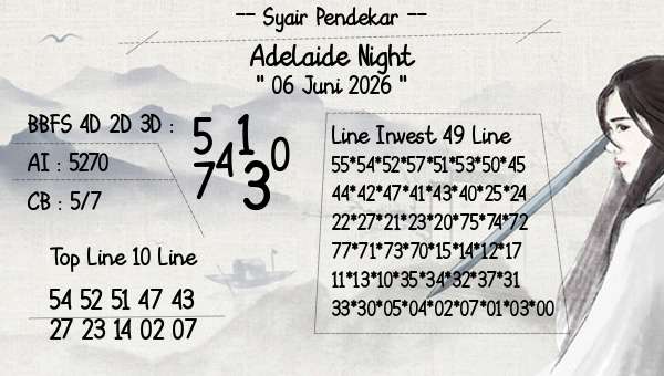 Syair Pendekar - Adelaide Night