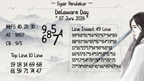 Syair Pendekar - Delaware Day