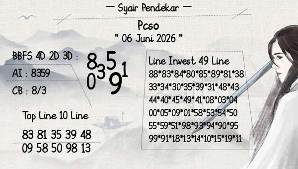 Syair Pendekar - Pcso
