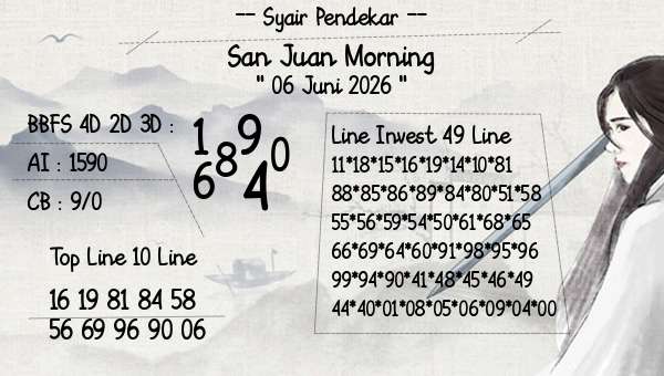 Syair Pendekar - San Juan Morning