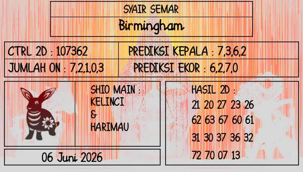 SYAIR SEMAR - Birmingham
