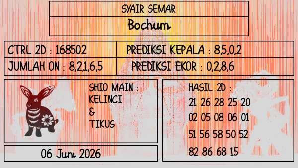 SYAIR SEMAR - Bochum