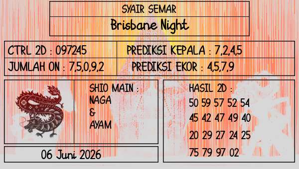 SYAIR SEMAR - Brisbane Night