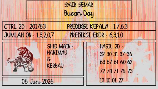 SYAIR SEMAR - Busan Day