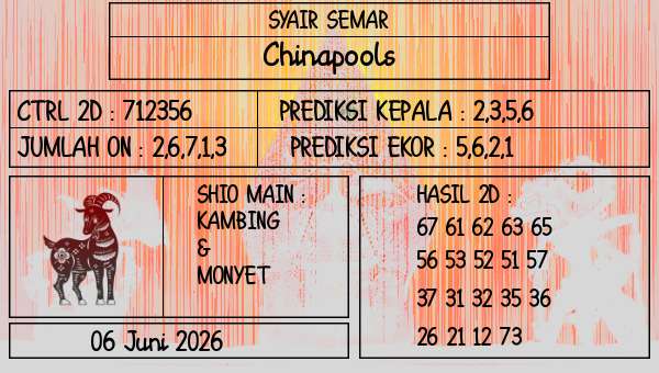 SYAIR SEMAR - Chinapools